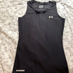 under armor black workout tank top